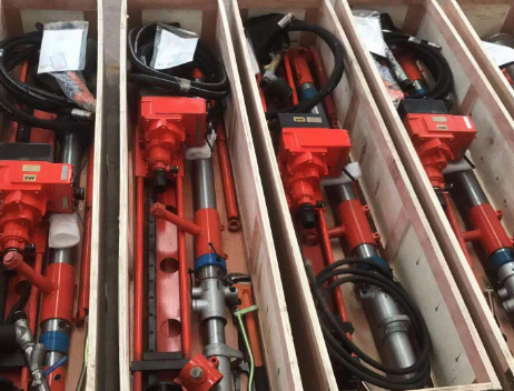 氣動架柱式鉆機現(xiàn)貨發(fā)，輕便探水鉆機找啟睿